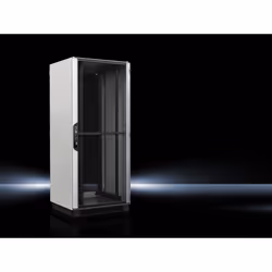 Rittal 5309.166, Freestanding rack, 42U, Key lock, 155 kg, Black, Grey