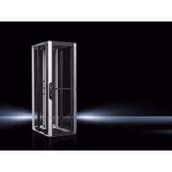 Rittal 5309.816, Freestanding rack, 42U, 1835 kg, Key lock, Black, Grey