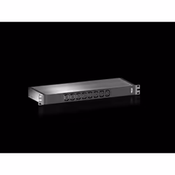 Rittal 7979.102, Basic, 0U, Aluminium, Plastic, Black, 8 AC outlet(s), C13 coupler