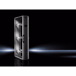 Rittal 5381.830, Freestanding rack, Key lock, Black, Grey