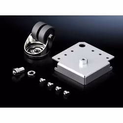 Rittal 5301.515, Castor wheels, Grey, Stainless steel, 1000 kg, VX, VX IT, 4 pc(s)