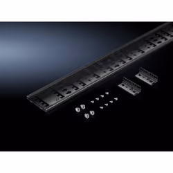 Rittal 5302.120, Cable management panel, Steel, Black, 1 pc(s)