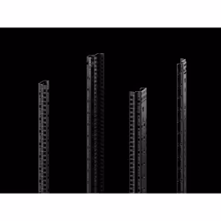 Rittal 5302.101, Rack rail, Black, Steel, 15U, VX IT, 48.3 cm (19")