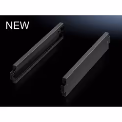 Rittal 8640.031, Plinth cover, Black, Steel, VX, 400 mm, 100 mm
