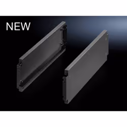 Rittal 8640.044, Plinth cover, Black, Steel, VX, 800 mm, 200 mm