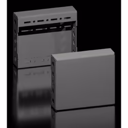 Rittal VX 8660.030, Trim panel, Black, Steel, 300 mm, 100 mm, 600 g