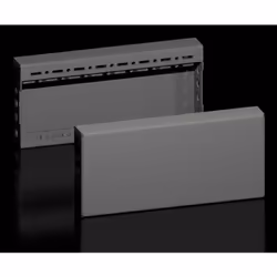 Rittal VX 8660.031, Trim panel, Black, Steel, 400 mm, 100 mm, 1 kg