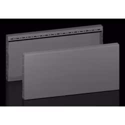 Rittal VX 8660.043, Trim panel, Black, Steel, 600 mm, 200 mm, 3.22 kg