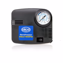 ALCA Turbo 232000 Air compressor 12 300 21 cigarette lighter powered, portable