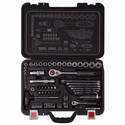 Tool kit; HEYNER; S 74 ToolSet Pro; 6.3 (1/4"), 12.5 (1/2")