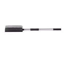 HEYNER INSECT CLEANER 407540 Car window cleaning brush with rubber blade, telescopic