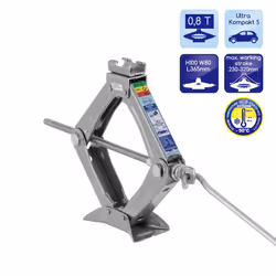 ALCA Ultra Kompakt 436080 Jack 0.8 Mechanical Passenger cars Scissor jacks