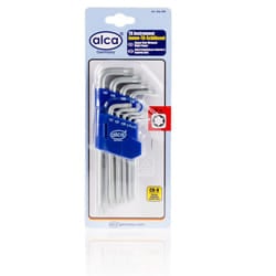 ALCA 446000 Angled Screwdriver Set T10,T15,T20,T25,T27, T30,T40,T45,T50 Chrome Vanadium Steel 9