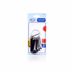 ALCA 457000 Angled Screwdriver Set 2,2.5,3,4,5, 6,7,8 mm Tool Steel 8
