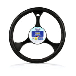 ALCA Luxus 590000 Steering wheel cover black 37-39 PVC