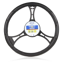 ALCA Luxus 590200 Steering wheel cover black 41-43 PVC