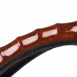 ALCA Luxus 594000 Steering wheel cover black 37-39 PVC wood effect