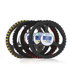 ALCA SOFT 596000 Steering wheel cover red, yellow, grey, blue 37-39 PVC