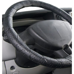 ALCA 597000 Steering wheel cover black 41-43 PP (Polypropylene), Leatherette lace up