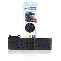 ALCA 598500 Steering wheel cover black 37-39 Leatherette, PP (Polypropylene) lace up