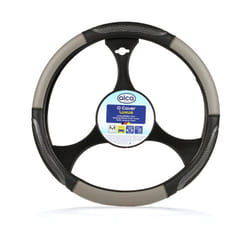ALCA Luxus 599000 Steering wheel cover grey, black 37-39 PVC