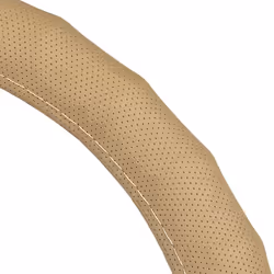 Steering wheel cover; HEYNER; SOFT COMFORT PRO; beige 37-39 PVC