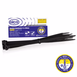 Cable Tie; ALCA; black 200 7.2