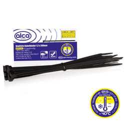 ALCA 618210 Cable Tie black 200 7.2