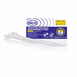 Cable Tie; ALCA; white 150 2.5