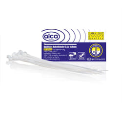 ALCA 623150 Cable Tie white 150 2.5