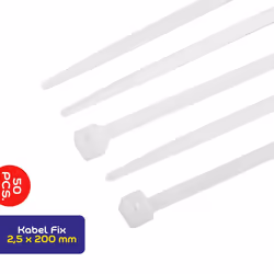 ALCA 623200 Cable Tie white 200 2.5