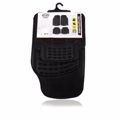 Floor mat set; HEYNER; ProtectionStar Pro; Rubber Front and Rear 4 black Universal fit 71x47.5 cm, 43x45 cm
