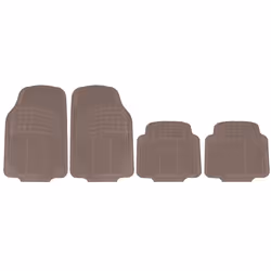 Floor mat set; HEYNER; ProtectionStar Pro; Rubber Front and Rear 4 beige Universal fit 71x47.5 cm, 43x45 cm