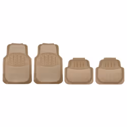 Floor mat set; HEYNER; ProtectionStar Pro; Rubber Front and Rear 4 beige Universal fit 71x47.5 cm, 43x45 cm