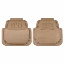 HEYNER ProtectionStar Pro 731250 Floor mat set Rubber Front and Rear 4 beige Universal fit 71x47.5 cm, 43x45 cm