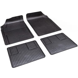 ALCA CarProtect Universal 732000 Floor mat set Rubber Front, Rear 4 black Universal fit