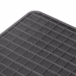 ALCA CarProtect Universal 732000 Floor mat set Rubber Front, Rear 4 black Universal fit
