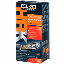 QUIXX Car Headlight Restoration Kit Polish Sealing Headlamp Lens Restorer