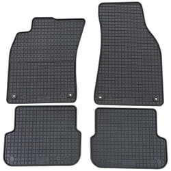 Petex 14310 Floor mat set Rubber Front and Rear 4 black AUDI: A6 C6 Saloon, A6 C6 Avant