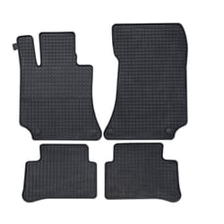 Petex 44210 Floor mat set Rubber Front and Rear 4 black
