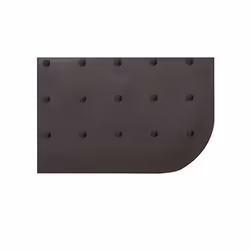 Petex 44210 Floor mat set Rubber Front and Rear 4 black