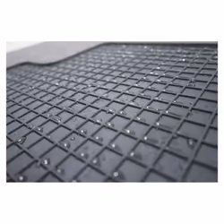 Petex 15710 Floor mat set Rubber Front and Rear 4 black