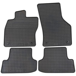 Petex 11210 Floor mat set Rubber Front and Rear 4 black AUDI: A3 Sportback