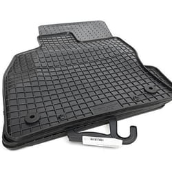 Petex 61510 Floor mat set Rubber Front and Rear 4 black VOLKSWAGEN: Golf 7