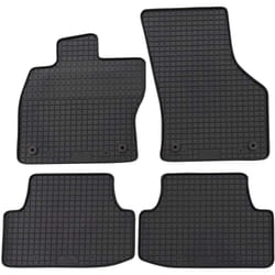 Petex 84210 Floor mat set Rubber Front and Rear 4 black