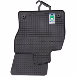 Petex 84210 Floor mat set Rubber Front and Rear 4 black