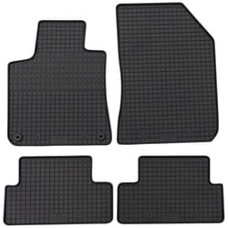 Petex 25711 Floor mat set Rubber Front and Rear 4 black