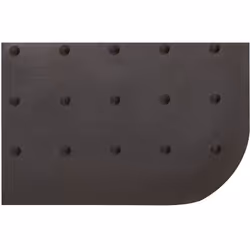 Petex 25711 Floor mat set Rubber Front and Rear 4 black