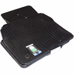 Floor mat set; Petex; Rubber Front and Rear 4 black; for VOLKSWAGEN, VW
