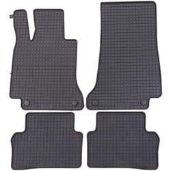 Petex 44310 Floor mat set Rubber Front and Rear 4 black MERCEDES-BENZ: E-Class Saloon